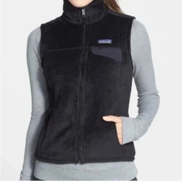Patagonia Re-tool Fleece Vest NAVY Women's size Large - Picture 1 of 7